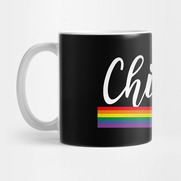 Chicago, Illinois - IL Pride Simple Rainbow by thepatriotshop